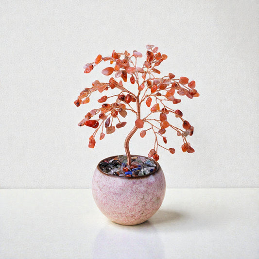 Carnelian Feng Shui Tree – Energy & Motivation