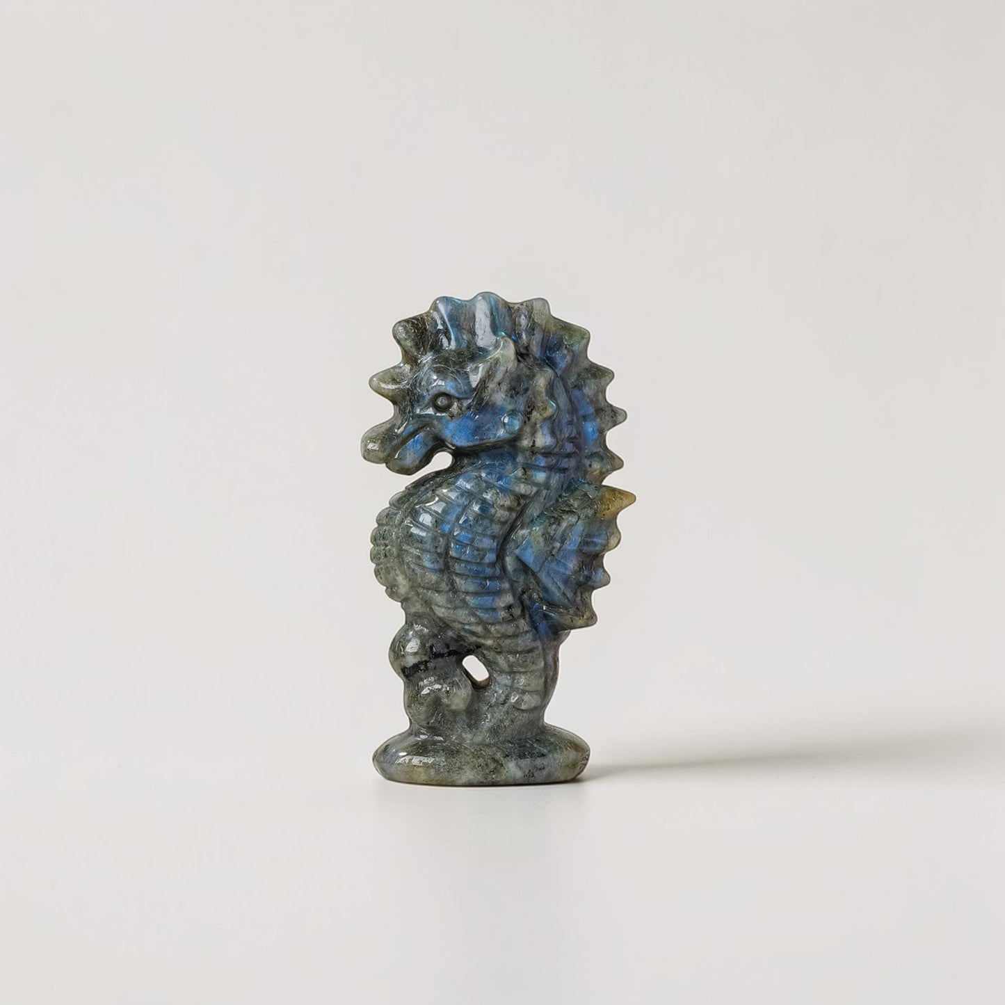 Labradorite Seahorse Lucky Charm – Luck & Protection