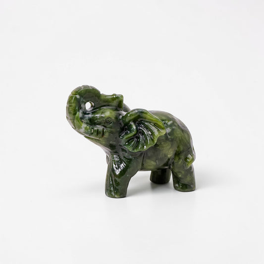 Jade Elephant Lucky Charm – Prosperity & Protection
