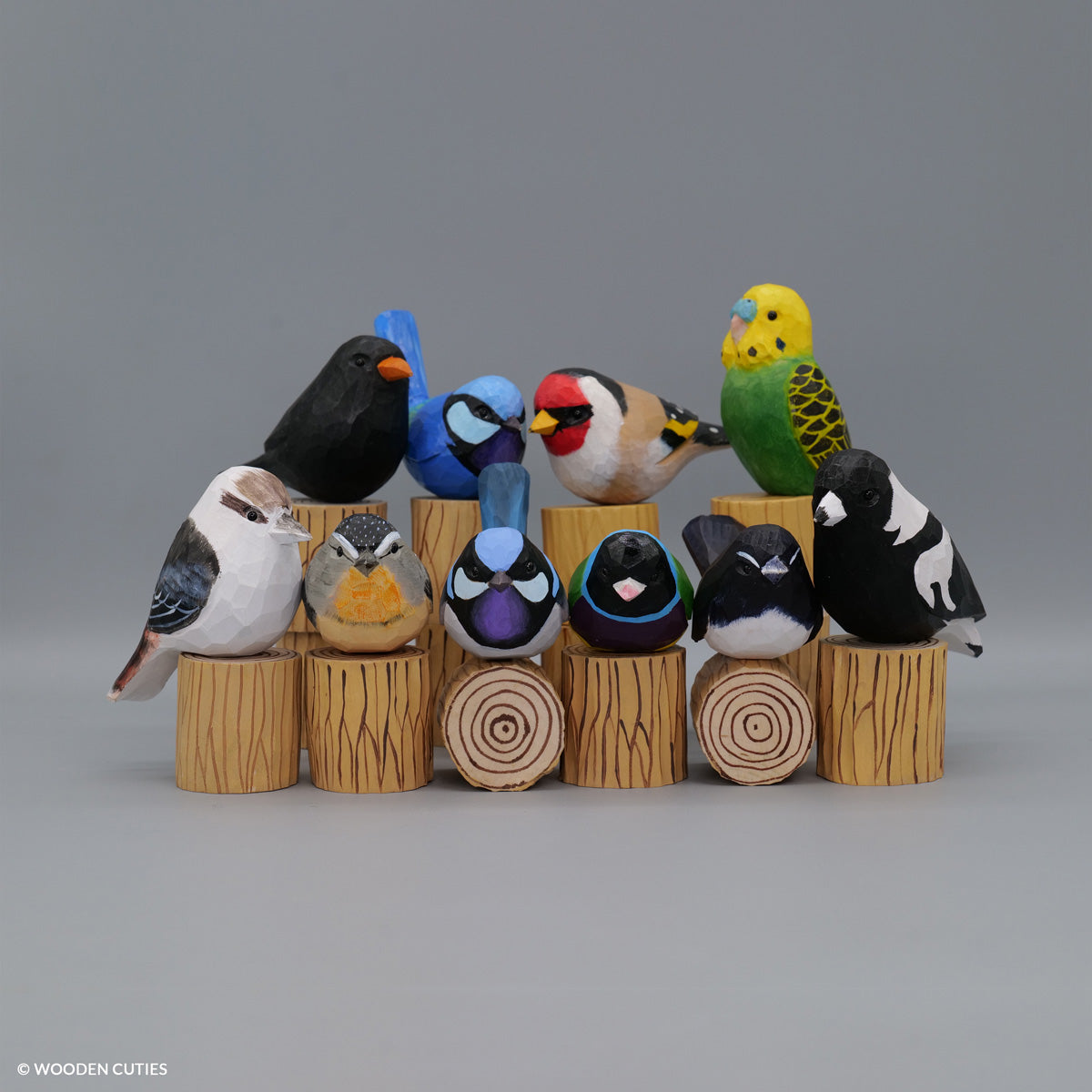 Set of 10 Birds