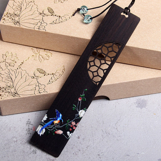 Songbird Wooden Bookmark Set of 4