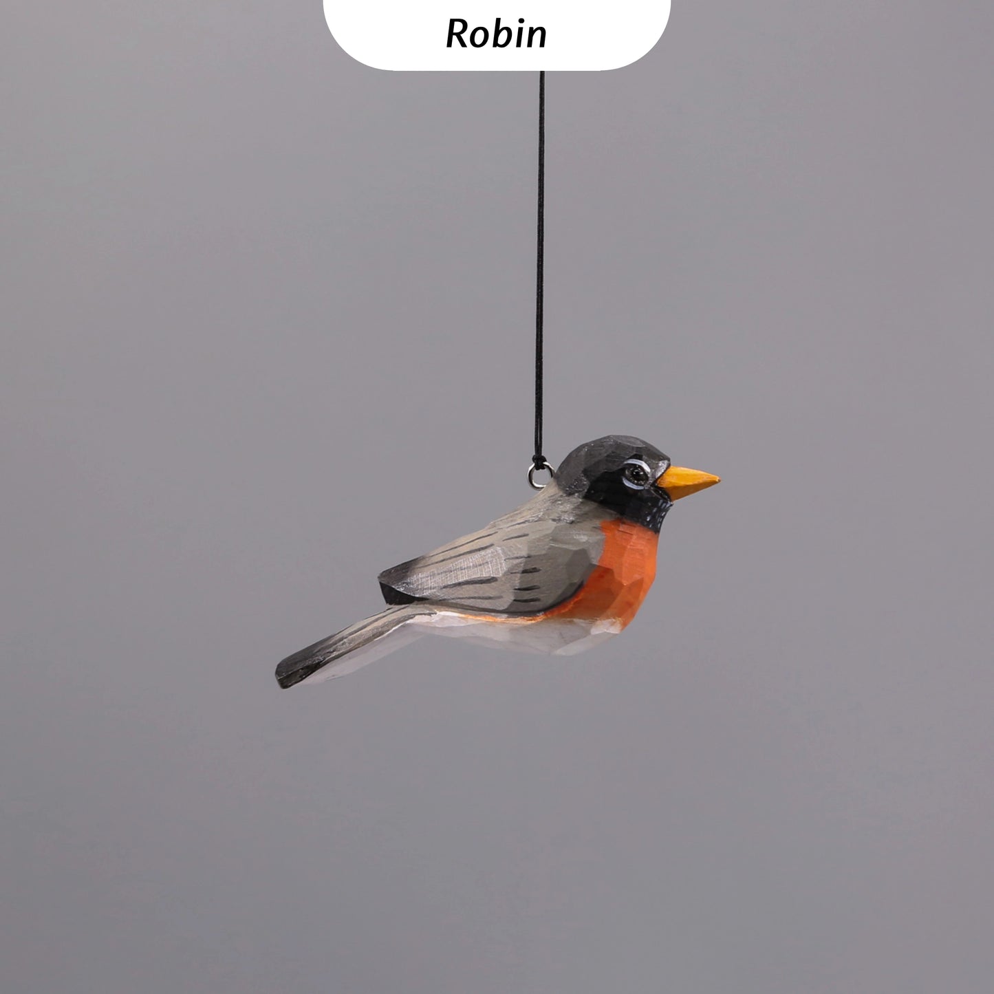 Set of 4 European Bird Ornaments