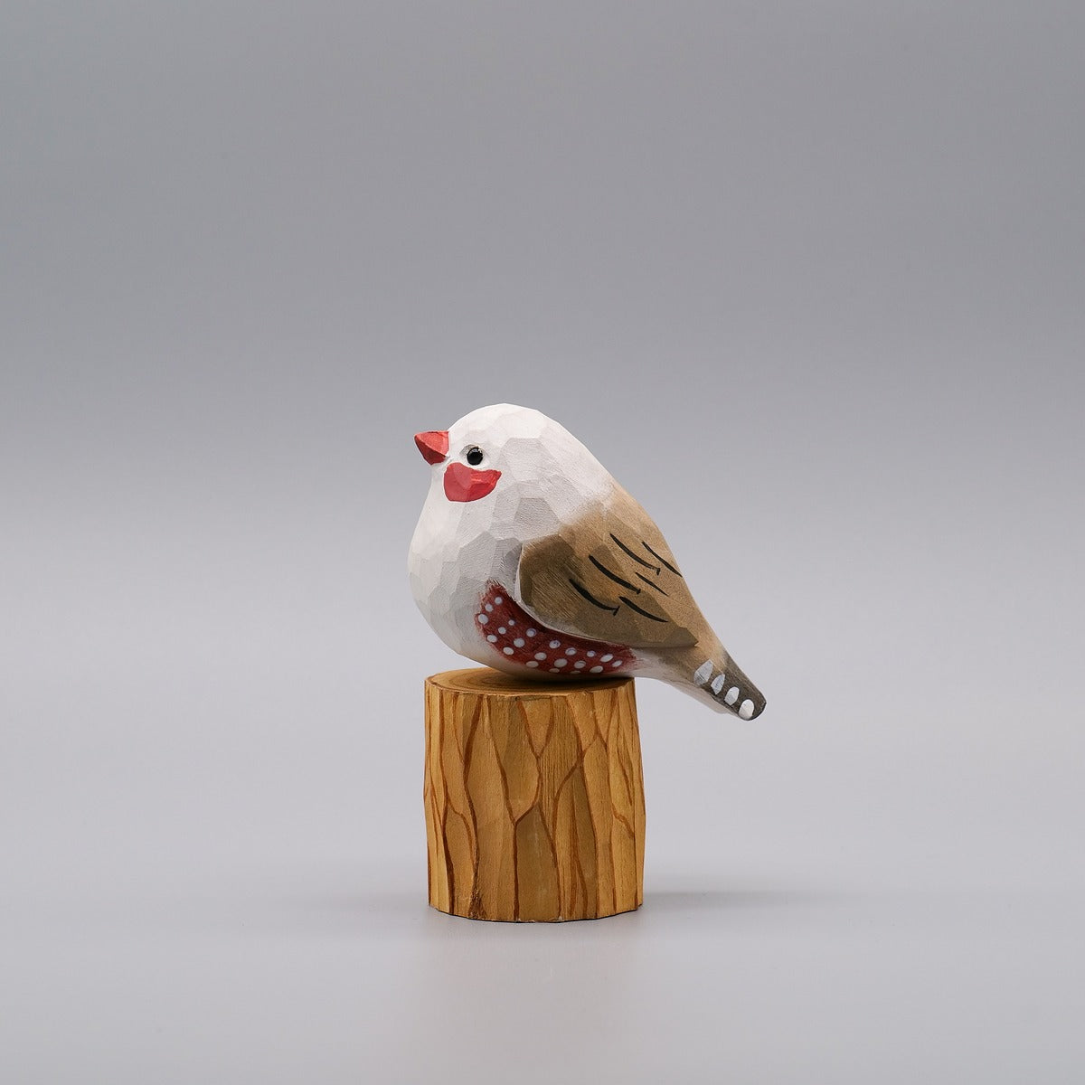 Classic White Zebra Finch
