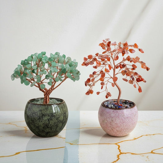 Set of 2 Feng Shui Trees – Luck & Energy