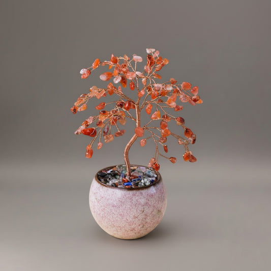 Carnelian Feng Shui Tree – Energy & Motivation