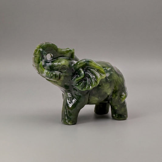 Jade Elephant Lucky Charm – Prosperity & Protection