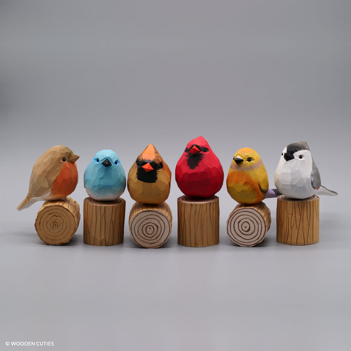 Set of 6 Classic Birds